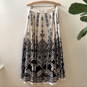 For The Republic India block print circle skirt